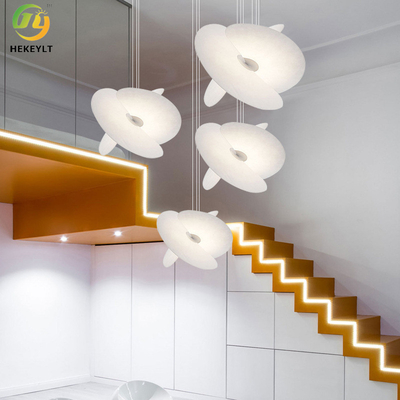 مصباح ثريا فني إبداعي بشخصية الحرير لشقة LOFT Villa Duplex Staircase اختر فارغة