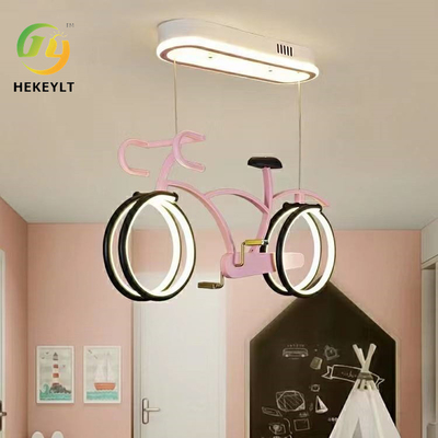 غرفة الأطفال الدراجة مصباح عيون غرف النوم بسيطة LED شخصية كرتون الدراجة الضوء