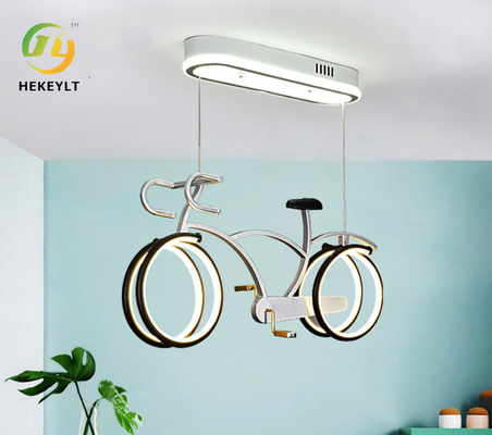 غرفة الأطفال الدراجة مصباح عيون غرف النوم بسيطة LED شخصية كرتون الدراجة الضوء