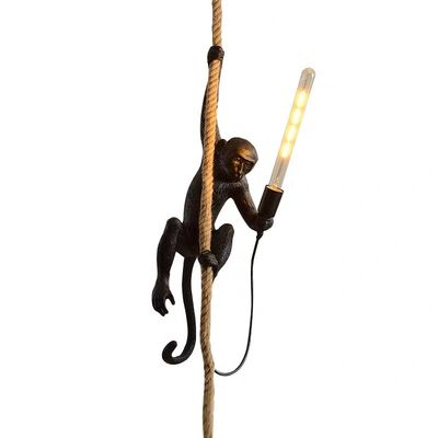 توفير الطاقة الراتنج القرد قلادة الخفيفة لمتجر الملابس