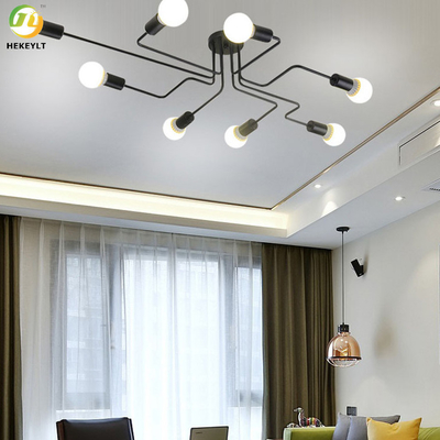 ضوء السقف LED من الحديد الاسكندنافي E26 للفندق / غرفة المعيشة / صالة العرض / غرفة النوم