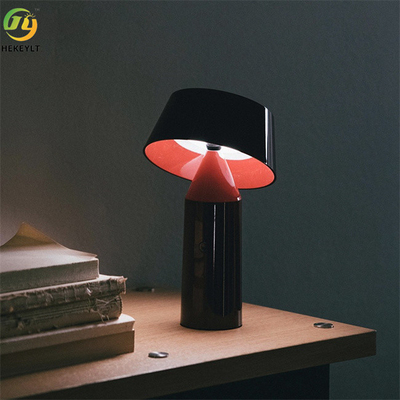 مصباح طاولة LED ملون على شكل مظلة معكرون سلسلة بسيطة