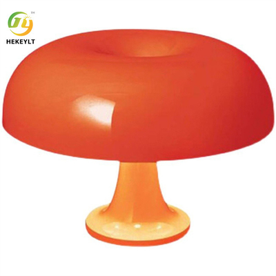 5 Volt Mushroom Table Lamp Usb و E14 بلاستيك لون برتقالي وأبيض حليبي