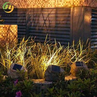 أضواء خارجية تعمل بالطاقة الشمسية أضواء حديقة تخطيط الحديقة حجر صغير لتزيين الفناء في الحديقة منظر طبيعي مقاوم للماء