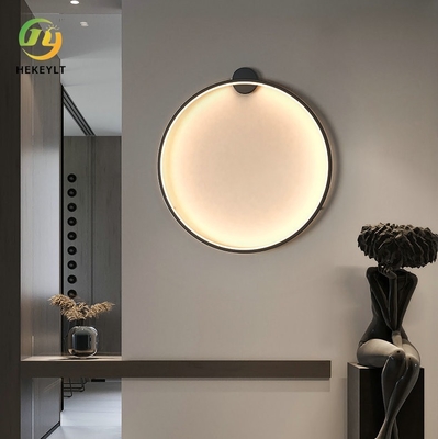 الحديثة بسيطة LED حلقة الجدار مصباح لغرفة النوم اللوح الأمامي غرفة المعيشة خلفية