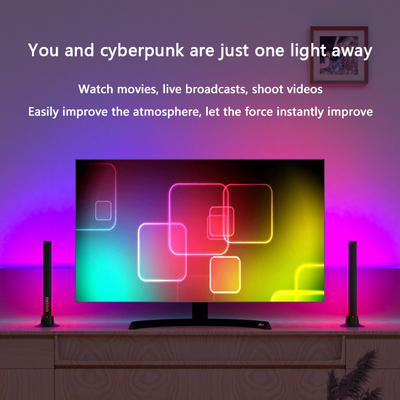 RGB خلفية سطح المكتب للكمبيوتر أدى ضوء استشعار الموسيقى بلوتوث