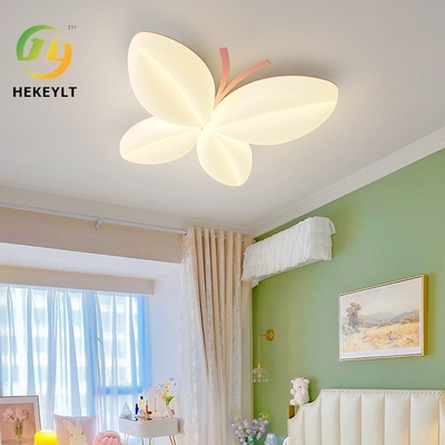 ضوء سقف حديث بسيط LED على شكل فراشة لحماية العين كامل الطيف لغرفة الأطفال