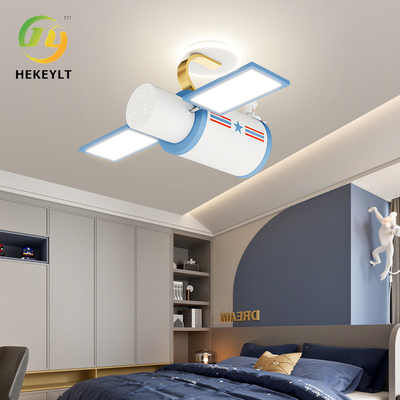طائرة الرسوم المتحركة غرفة الأطفال ضوء السقف الذكي كامل الطيف LED حماية العين ضوء غرفة نوم