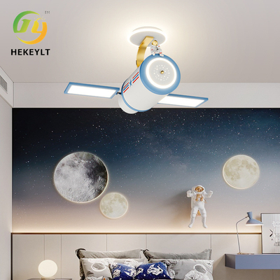 طائرة الرسوم المتحركة غرفة الأطفال ضوء السقف الذكي كامل الطيف LED حماية العين ضوء غرفة نوم