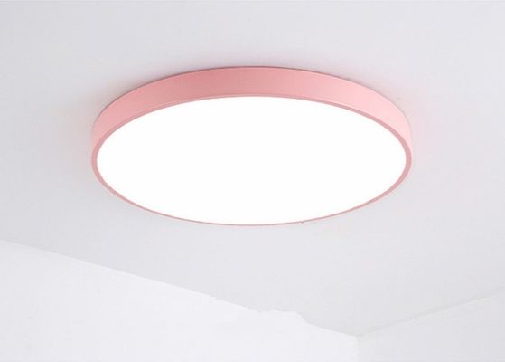 متعدد الألوان CRI 80Ra غرفة نوم مستديرة 240V مصباح السقف LED المعاصر