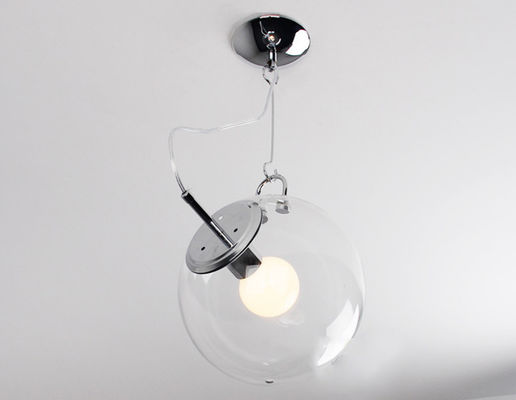E27 25 سنتيمتر CE مصباح قلادة زجاجية معدنية حديثة لغرفة المعيشة