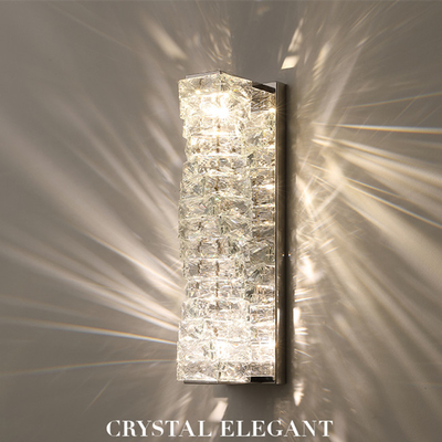 مصباح جداري كريستالي داخلي فني فني لتزيين غرفة المعيشة AC85V